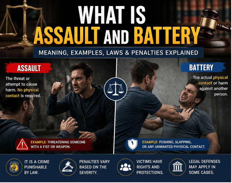 What Is Assault and Battery? Legal Definitions Guide