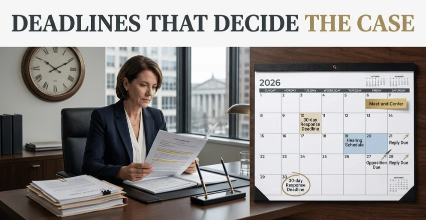 Deadlines That Decide the Case