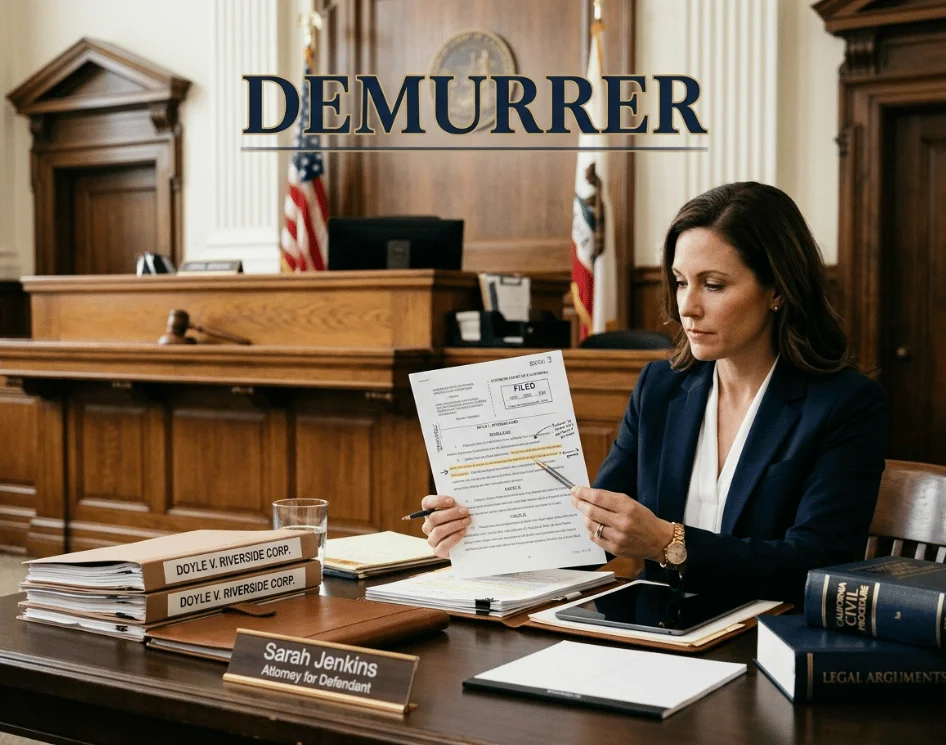 Demurrer: Grounds, Deadlines, and What Happens Next