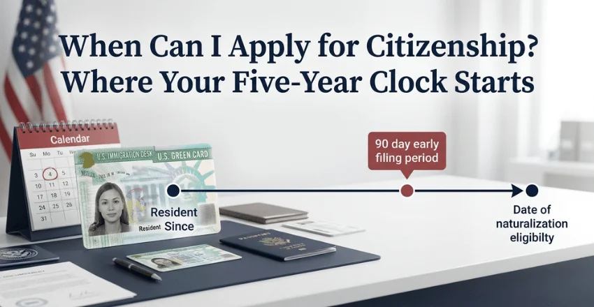 When Can I Apply for Citizenship? Where Your Five-Year Clock Starts